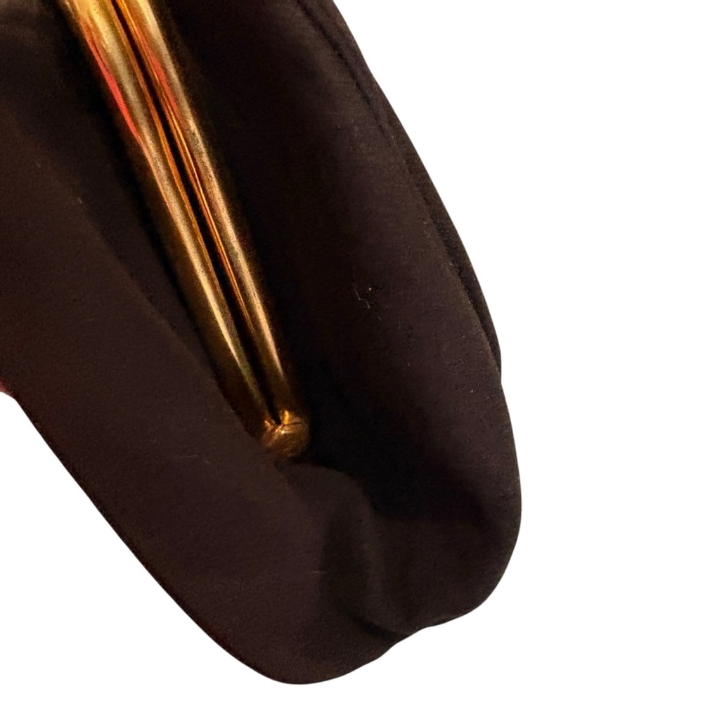Vintage Best & Co New York Velvet Evening Clutch with Hand Carry Strap - Picture 4 of 15